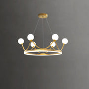 Crown Brass Chandelier-DWHOME