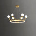 Crown Brass Chandelier-DWHOME