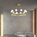 Crown Brass Chandelier-DWHOME