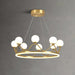 Crown Brass Chandelier-DWHOME