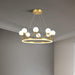 Crown Brass Chandelier-DWHOME