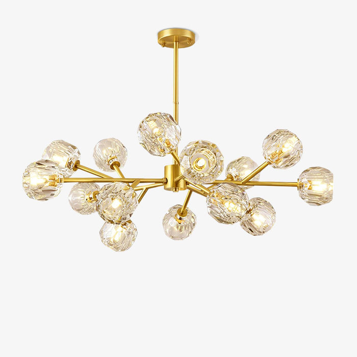 Crystal Ball Round Cluster Chandelier - DWHOME