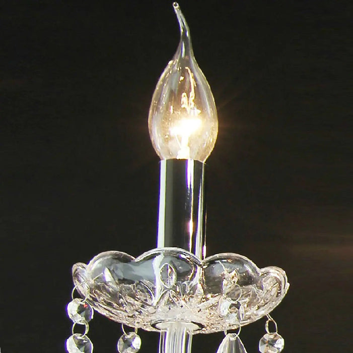 Crystal Chandelier Floor Lamp.