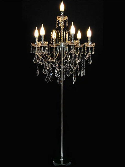 Crystal Chandelier Floor Lamp.