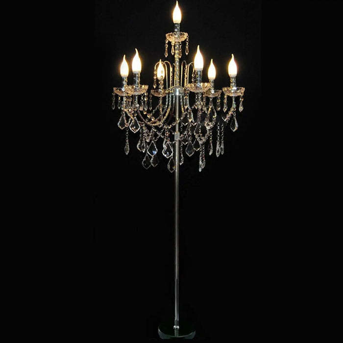 Crystal Chandelier Floor Lamp.