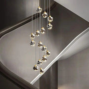 Crystal Modern Pendant Light for Staircase-DWHOME