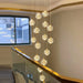 Crystal Modern Pendant Lighting for Stairs & Foyer.