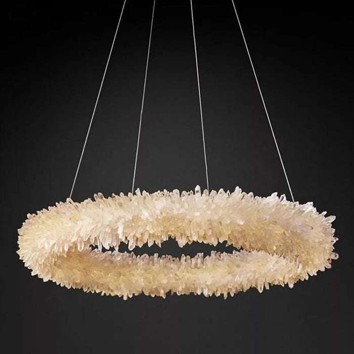 Primary Crystal Halo Chandelier-DWHOME
