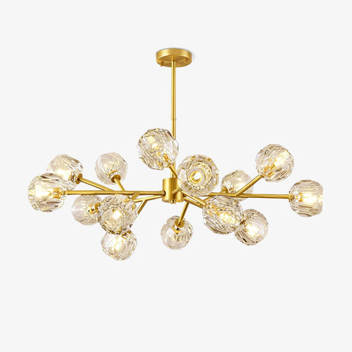 Crystal Ball Round Cluster Chandelier - DWHOME