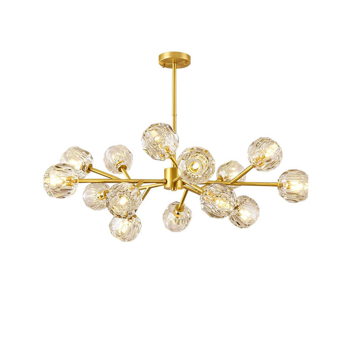 Crystal Ball Round Cluster Chandelier - DWHOME