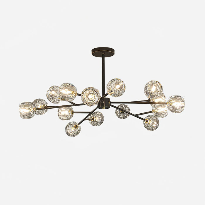 Crystal Ball Round Cluster Chandelier - DWHOME