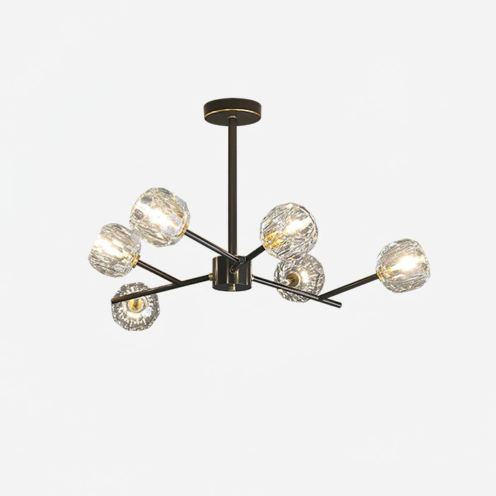 Crystal Ball Round Cluster Chandelier - DWHOME