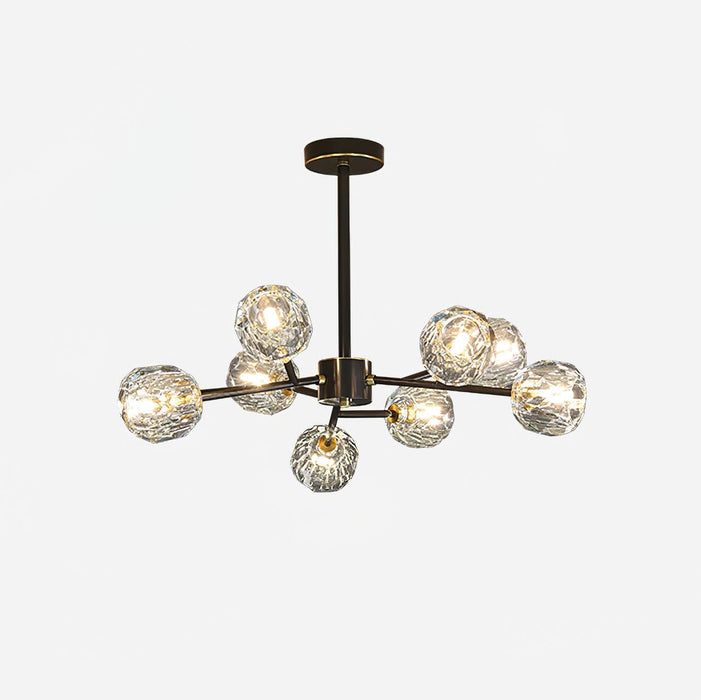 Crystal Ball Round Cluster Chandelier - DWHOME