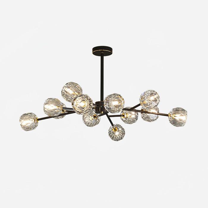 Crystal Ball Round Cluster Chandelier - DWHOME