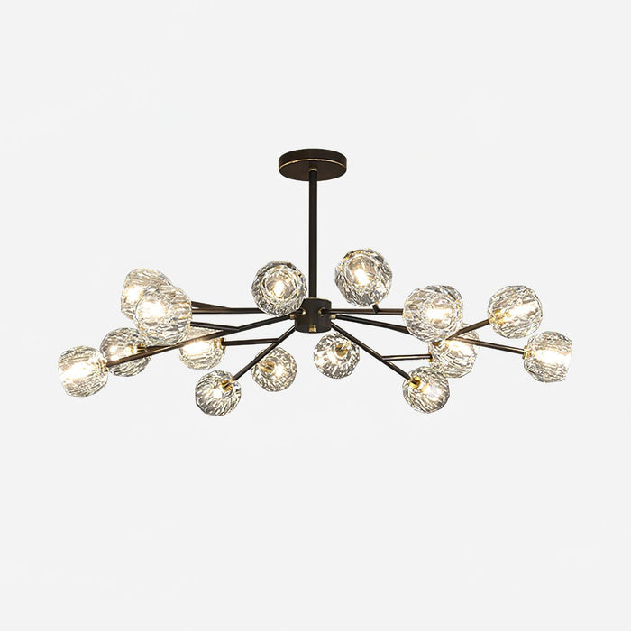 Crystal Ball Round Cluster Chandelier - DWHOME