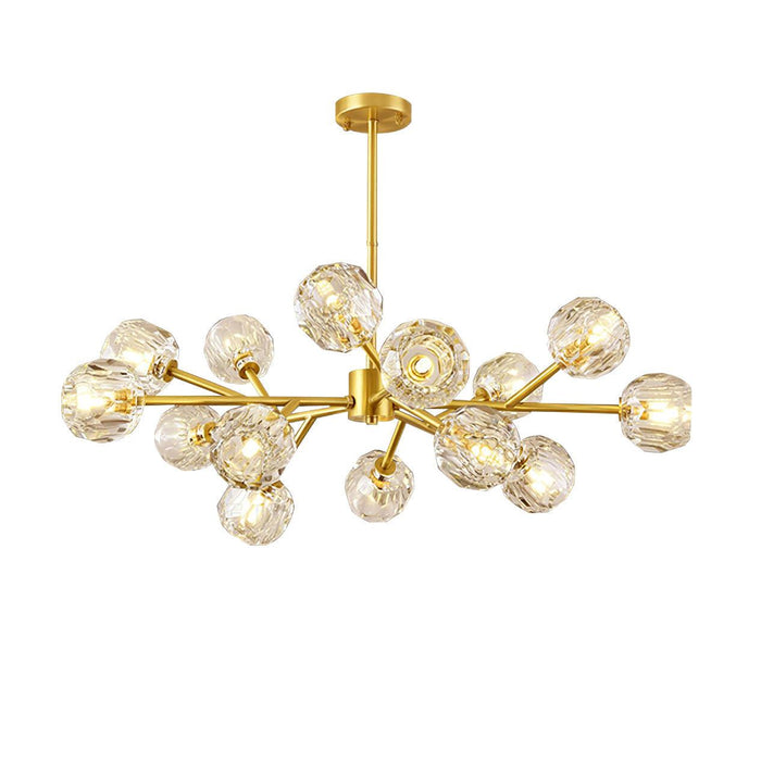 Crystal Ball Round Cluster Chandelier - DWHOME