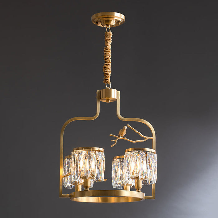 Crystal Bird Chandelier-DWHOME