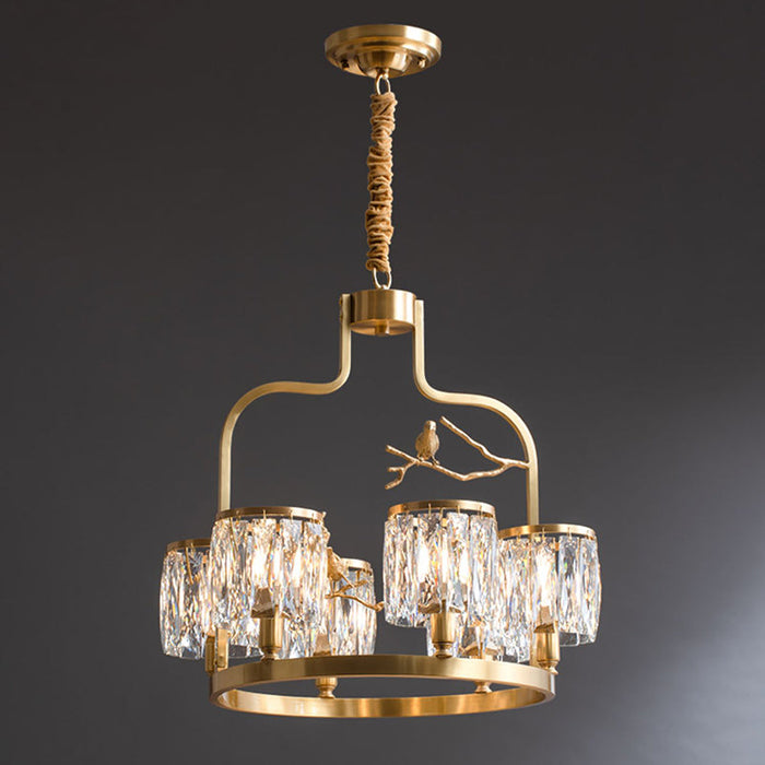 Crystal Bird Chandelier-DWHOME