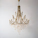 Tatum Lux Shell Crystal Chandelier.