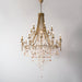 Tatum Lux Shell Crystal Chandelier.