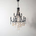 Tatum Lux Shell Crystal Chandelier.