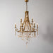 Tatum Lux Shell Crystal Chandelier.