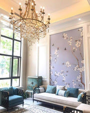 Tatum Lux Shell Crystal Chandelier-DWHOME