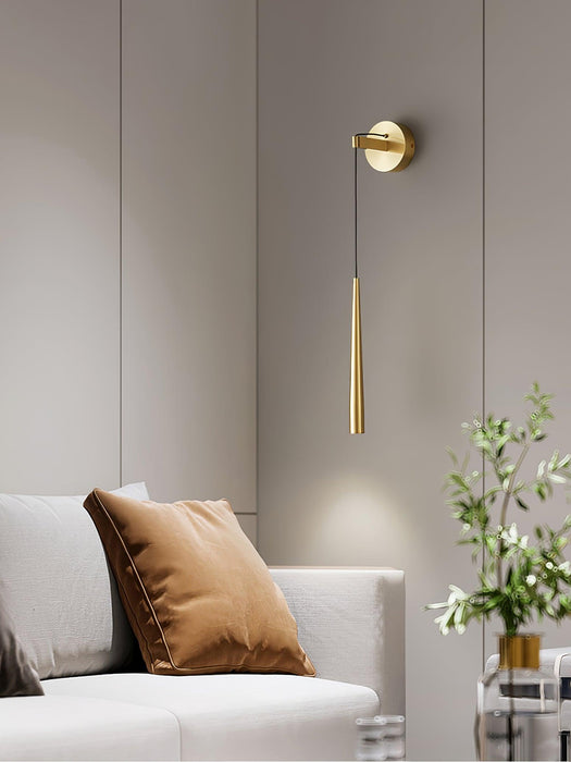 Crystal Conical Wall Lamp-DWHOME