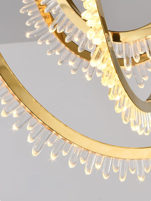 Crystal Corde Ceiling Light - Vakkerlight