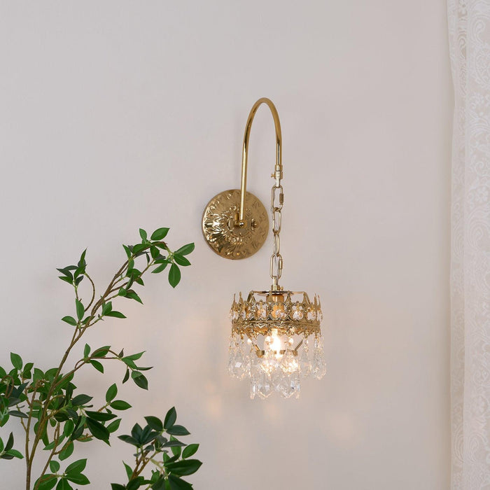 Crystal Crown Sconce-DWHOME