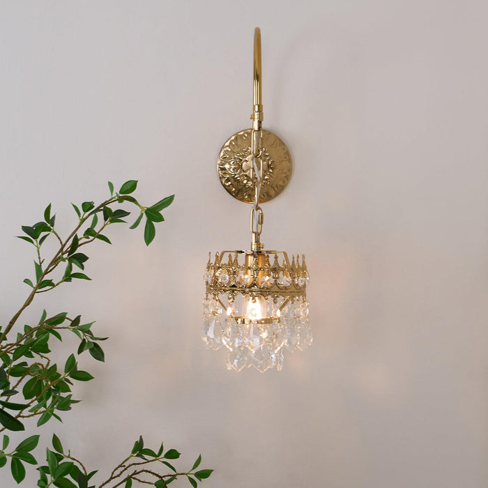 Crystal Crown Sconce-DWHOME