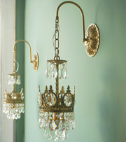 Crystal Crown Wall Light-DWHOME