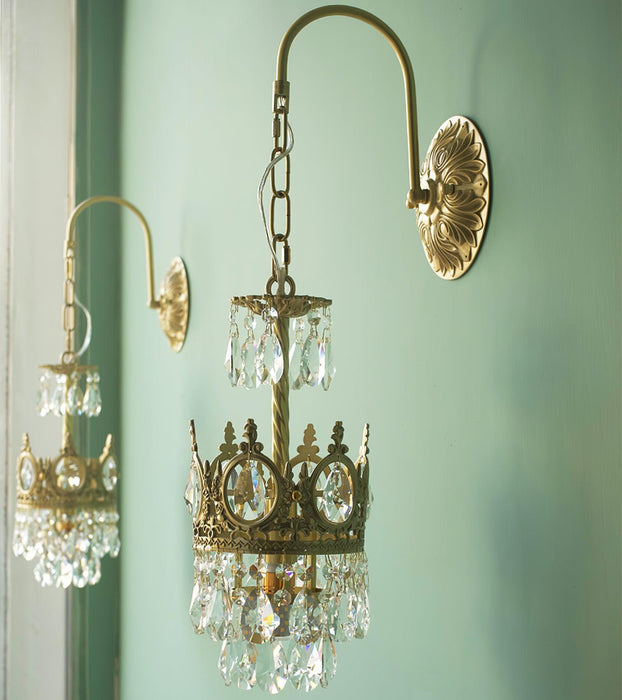 Crystal Crown Wall Light-DWHOME