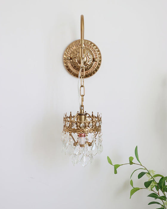 Crystal Crown Sconce-DWHOME