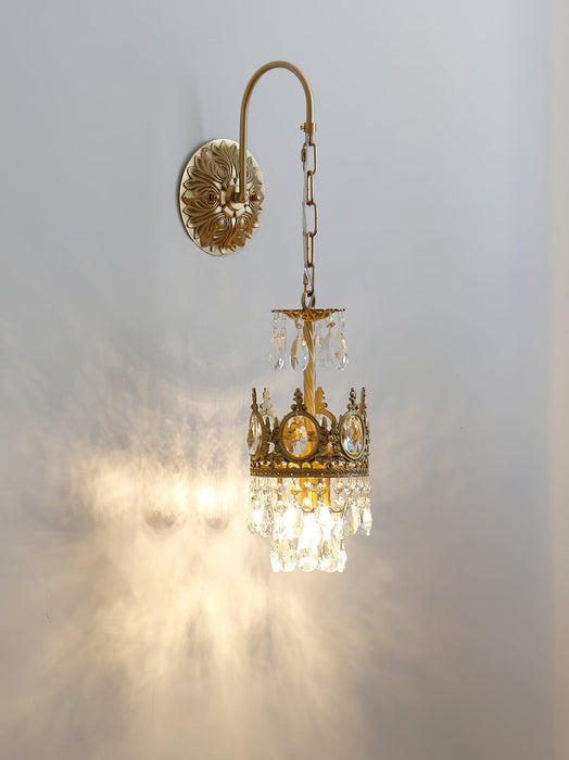 Crystal Crown Wall Light-DWHOME