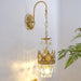 Crystal Crown Wall Light-DWHOME