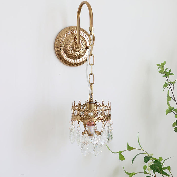 Crystal Crown Sconce-DWHOME