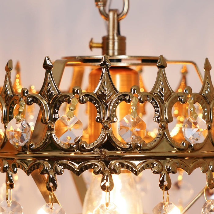 Crystal Crown Sconce-DWHOME