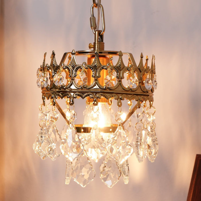 Crystal Crown Sconce.