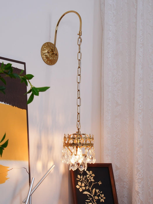 Crystal Crown Sconce-DWHOME