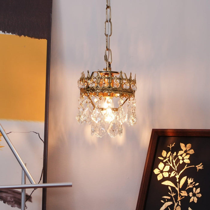 Crystal Crown Sconce-DWHOME