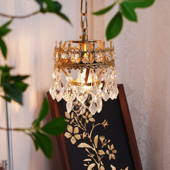 Crystal Crown Sconce.