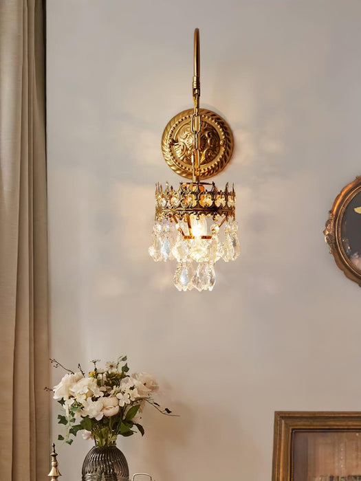 Crystal Crown Sconce-DWHOME