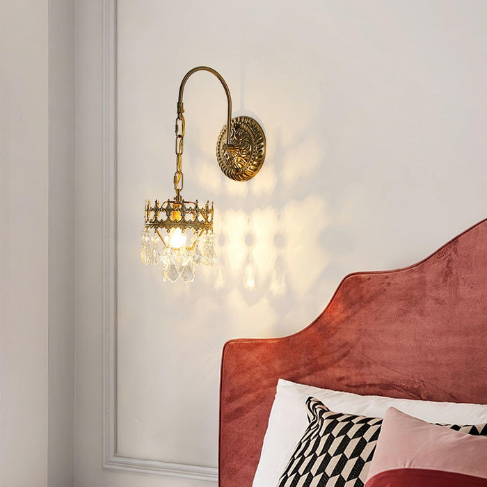 Crystal Crown Sconce-DWHOME