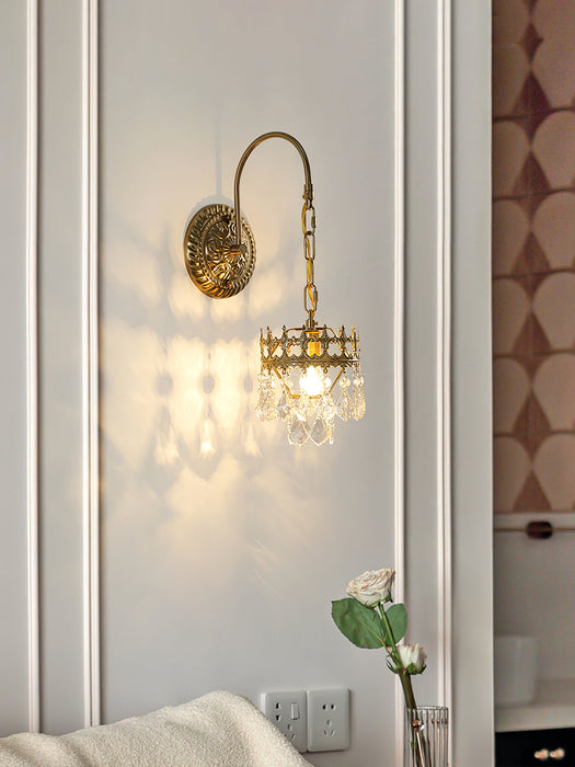 Crystal Crown Sconce