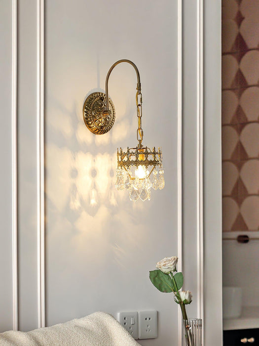 Crystal Crown Sconce-DWHOME