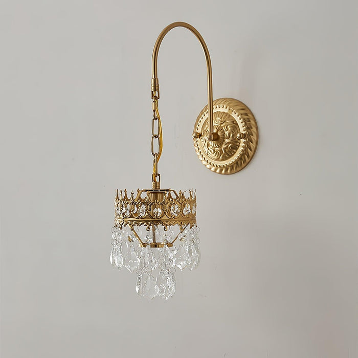 Crystal Crown Sconce-DWHOME