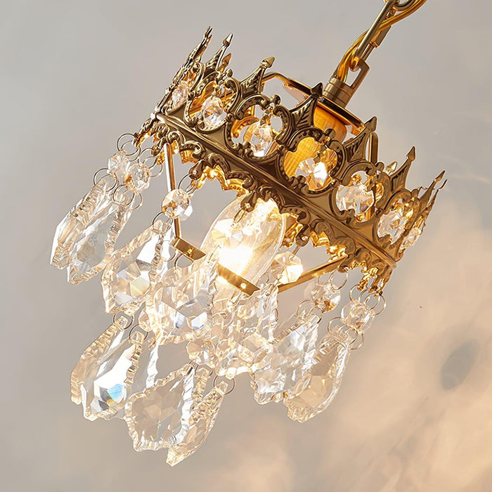 Crystal Crown Sconce-DWHOME