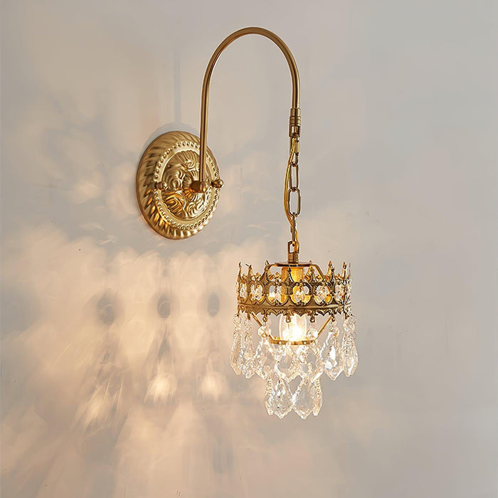 Crystal Crown Sconce-DWHOME