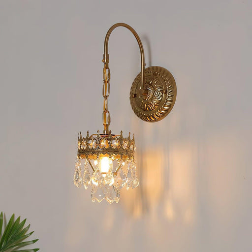 Crystal Crown Sconce-DWHOME